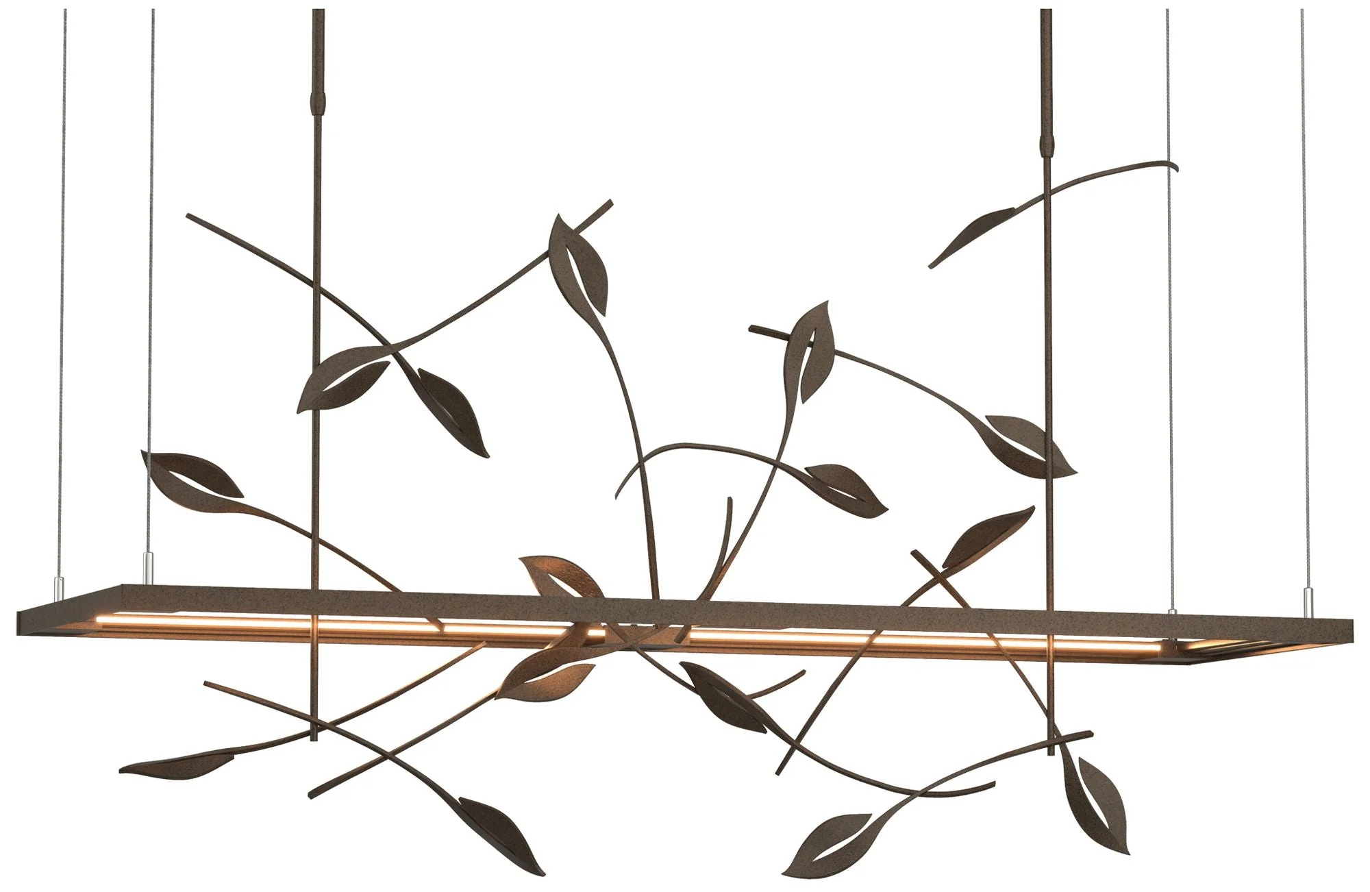 Autumn 53.4″ Wide Bronze Long LED Pendant