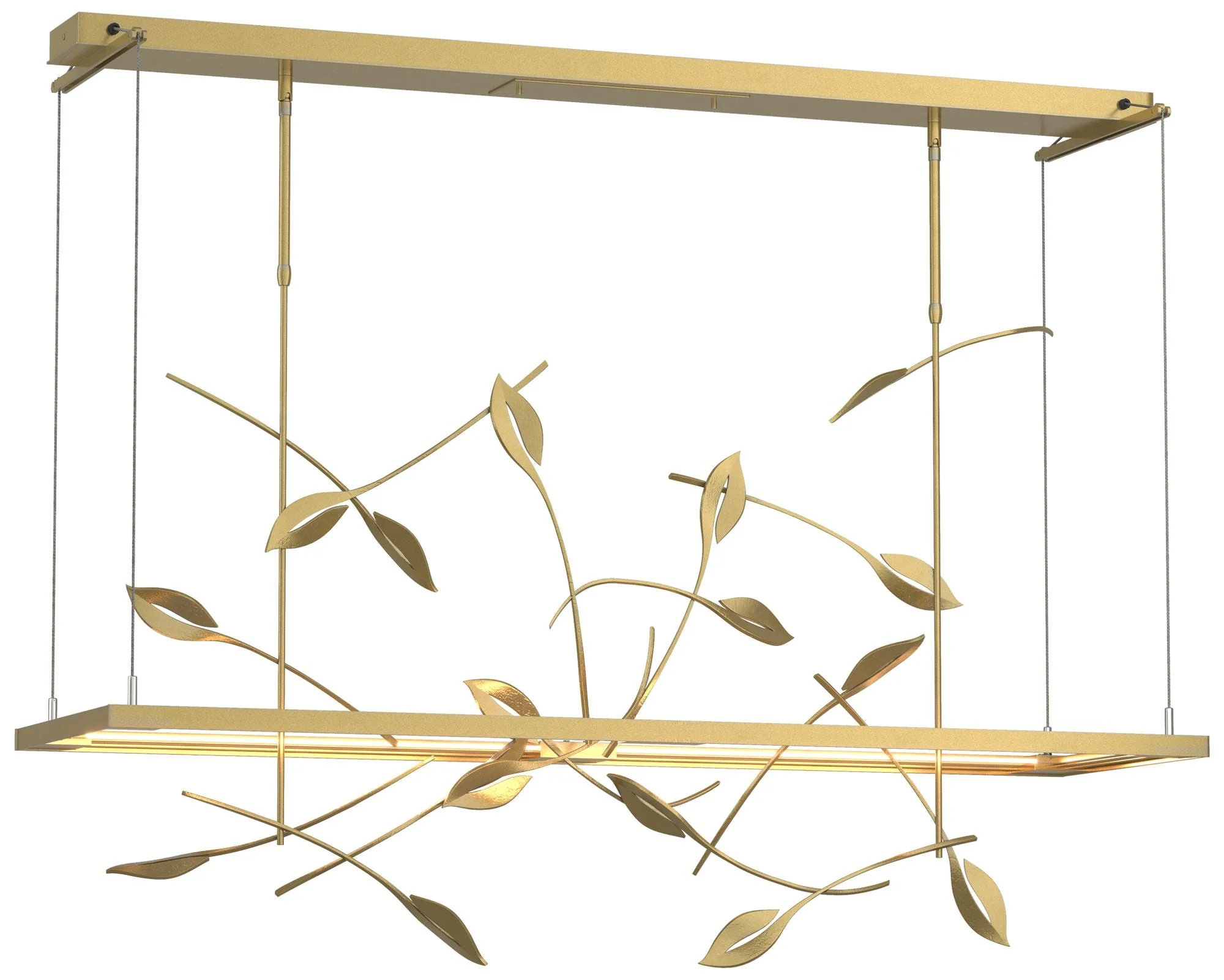 Autumn 53.4″ Wide Modern Brass Standard LED Pendant