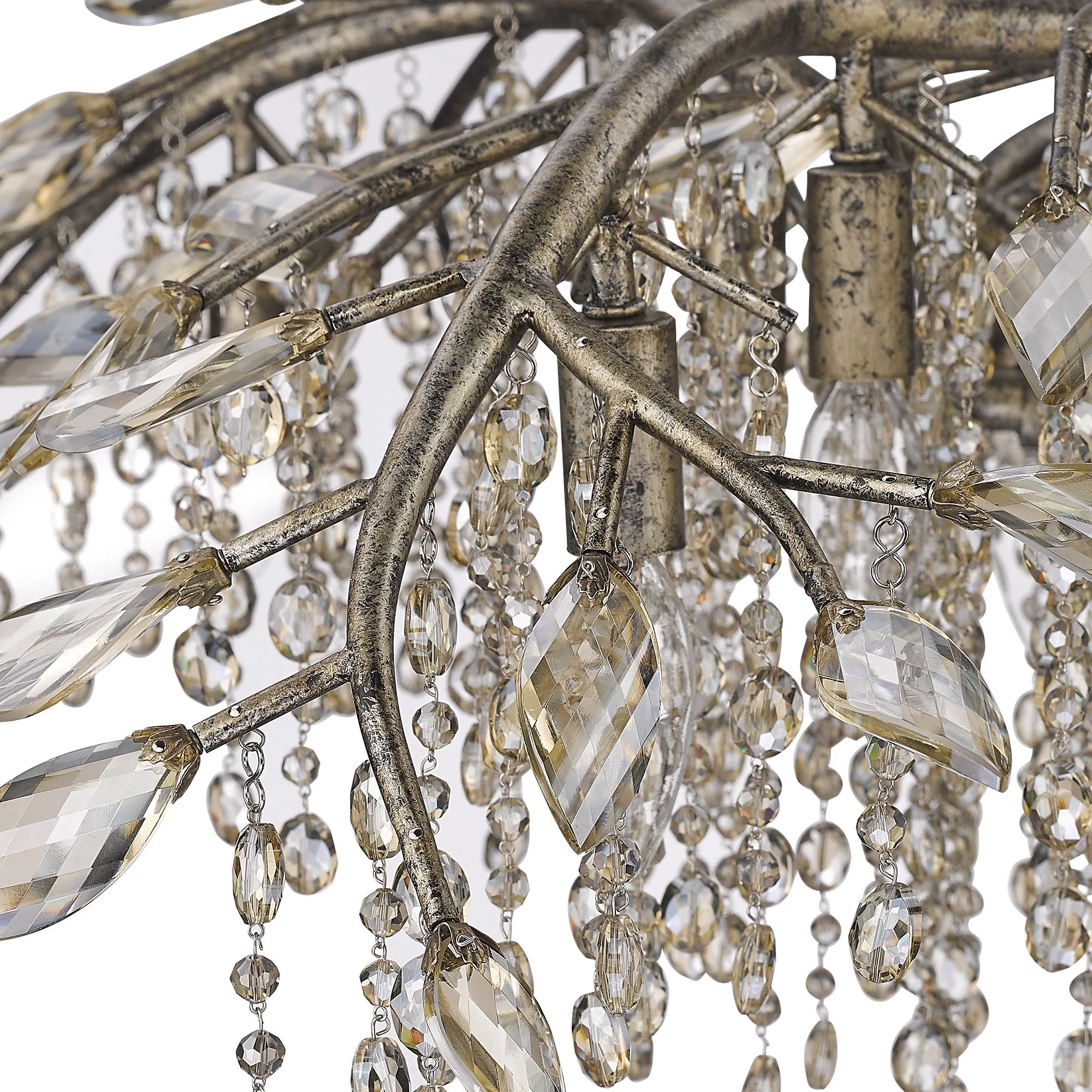 Autumn Twilight 80" Wide Mystic Gold 24-Light Chandelier - Image 2