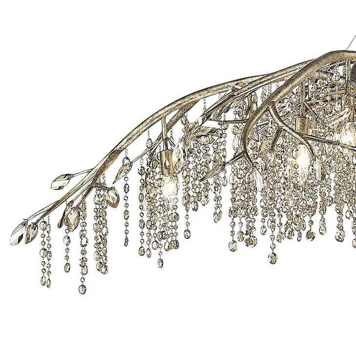 Autumn Twilight 95" Wide Mystic Gold 24-Light Chandelier - Image 2