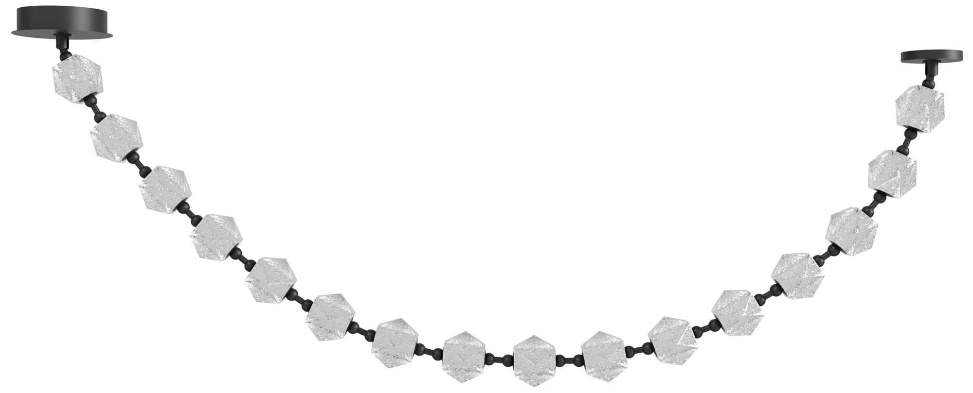Avenue Lighting Beluga Collection  37.75" Black - Image 1