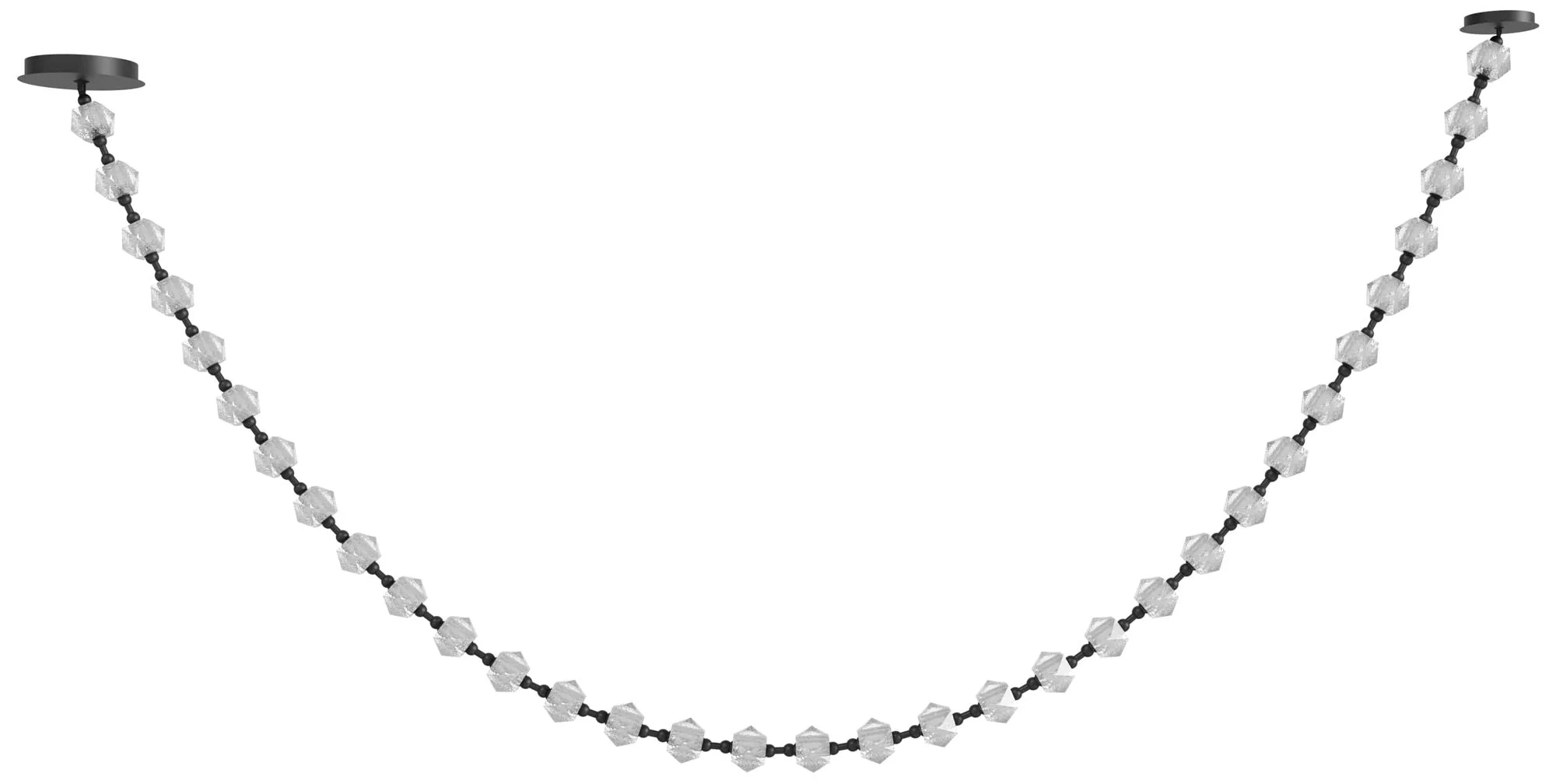 Avenue Lighting Beluga Collection  80" Black - Image 1