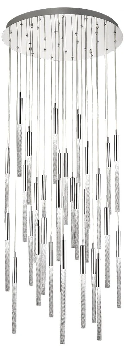 Avenue Lighting Boa Collection Pendant Polished Nickel - Image 1