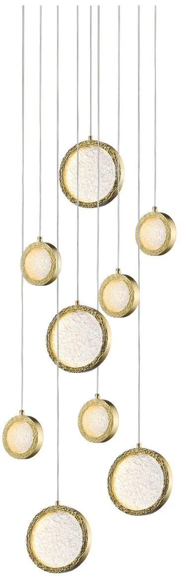 Avenue Lighting Bottega Collection  Pendant Polished Brass - Image 1