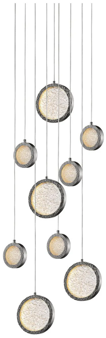 Avenue Lighting Bottega Collection  Pendant Polished Nickel - Image 1