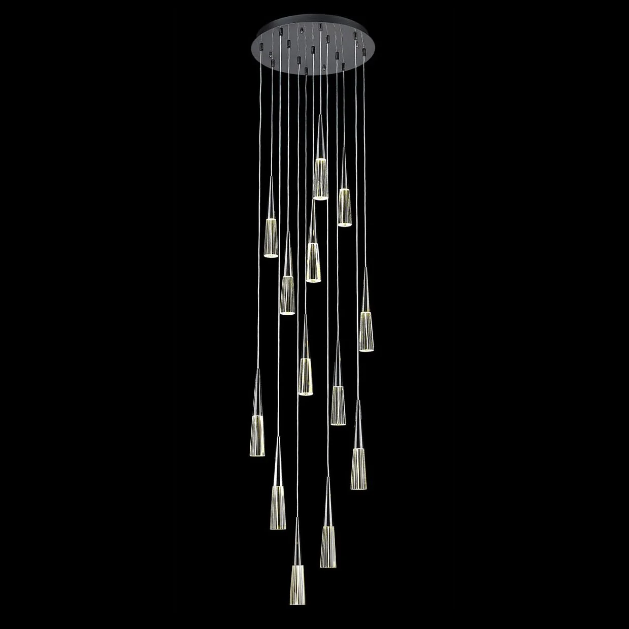 Avenue Lighting Encino Collection Flush Mount Pendants Gun Metal - Image 1