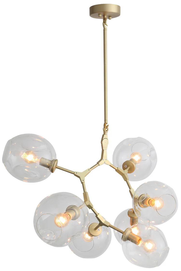 Avenue Lighting-Fairfax Ave. Collection- 7 Light Chandelier-Brass - Image 1