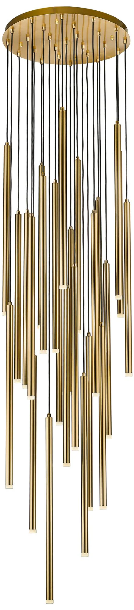 Avenue Lighting Filmore Ave. Hanging Chandelier Antique Brass - Image 1
