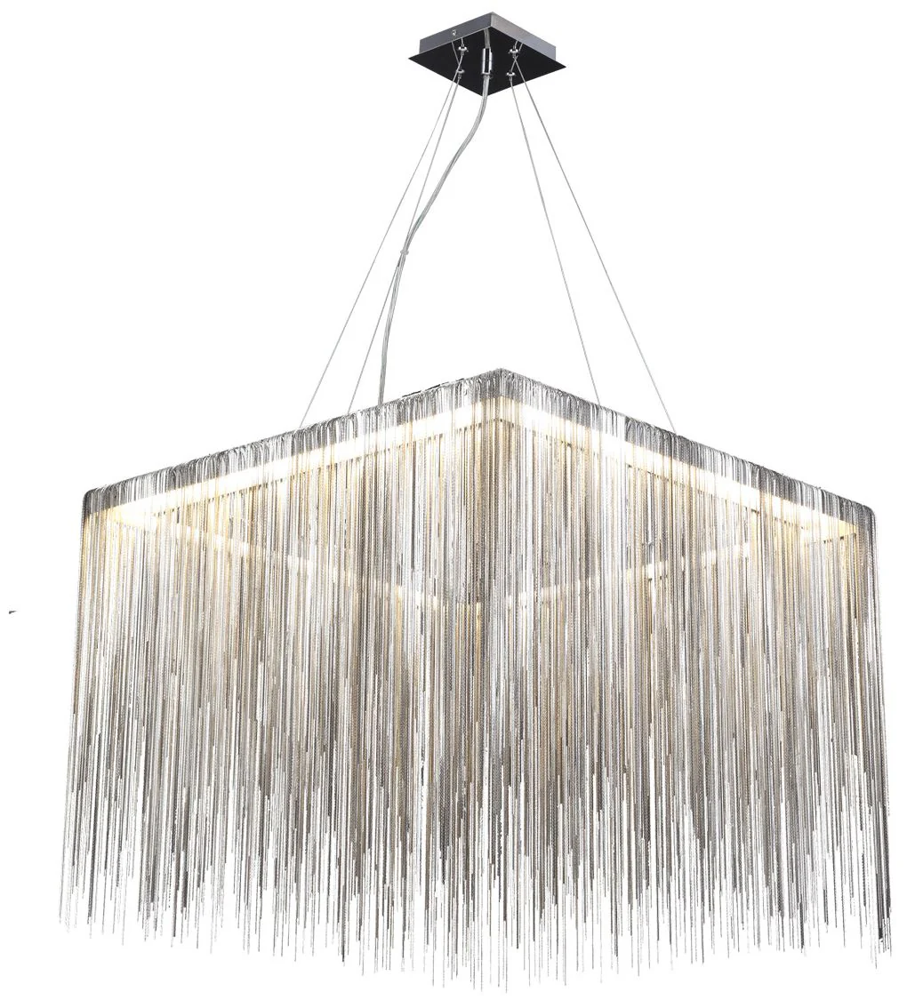 Avenue Lighting Fountain Ave Collection Hanging Chandelier Chrome - Image 1
