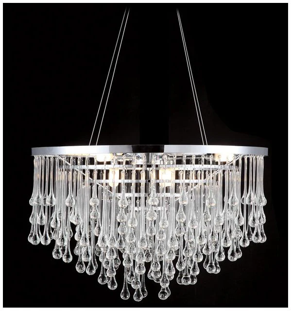 Avenue Lighting Hollywood Blvd. Collection Chandelier Polished Nickel - Image 1