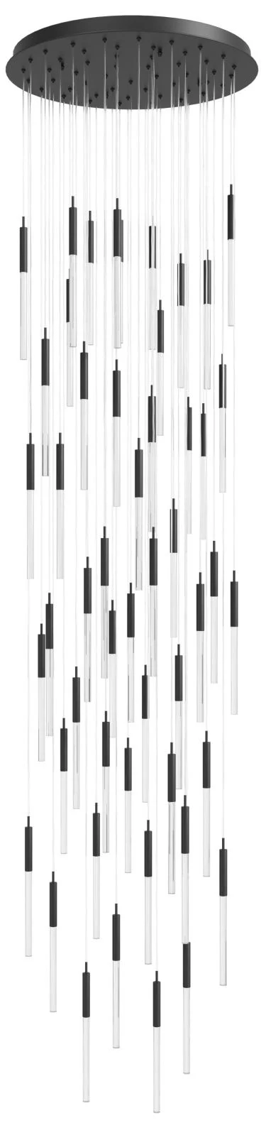 Avenue Lighting Main St. Collection Flush Mount Pendants 158" Black - Image 1