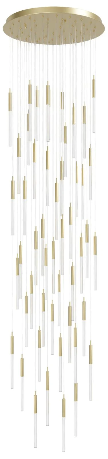 Avenue Lighting Main St. Collection Pendant 158" Brushed Brass - Image 1