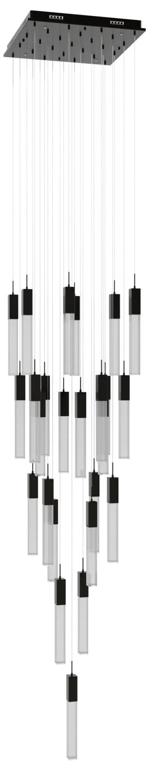 Avenue Lighting Original Glacier Snow 25 Light Pendant 174" Dark Bronz - Image 1