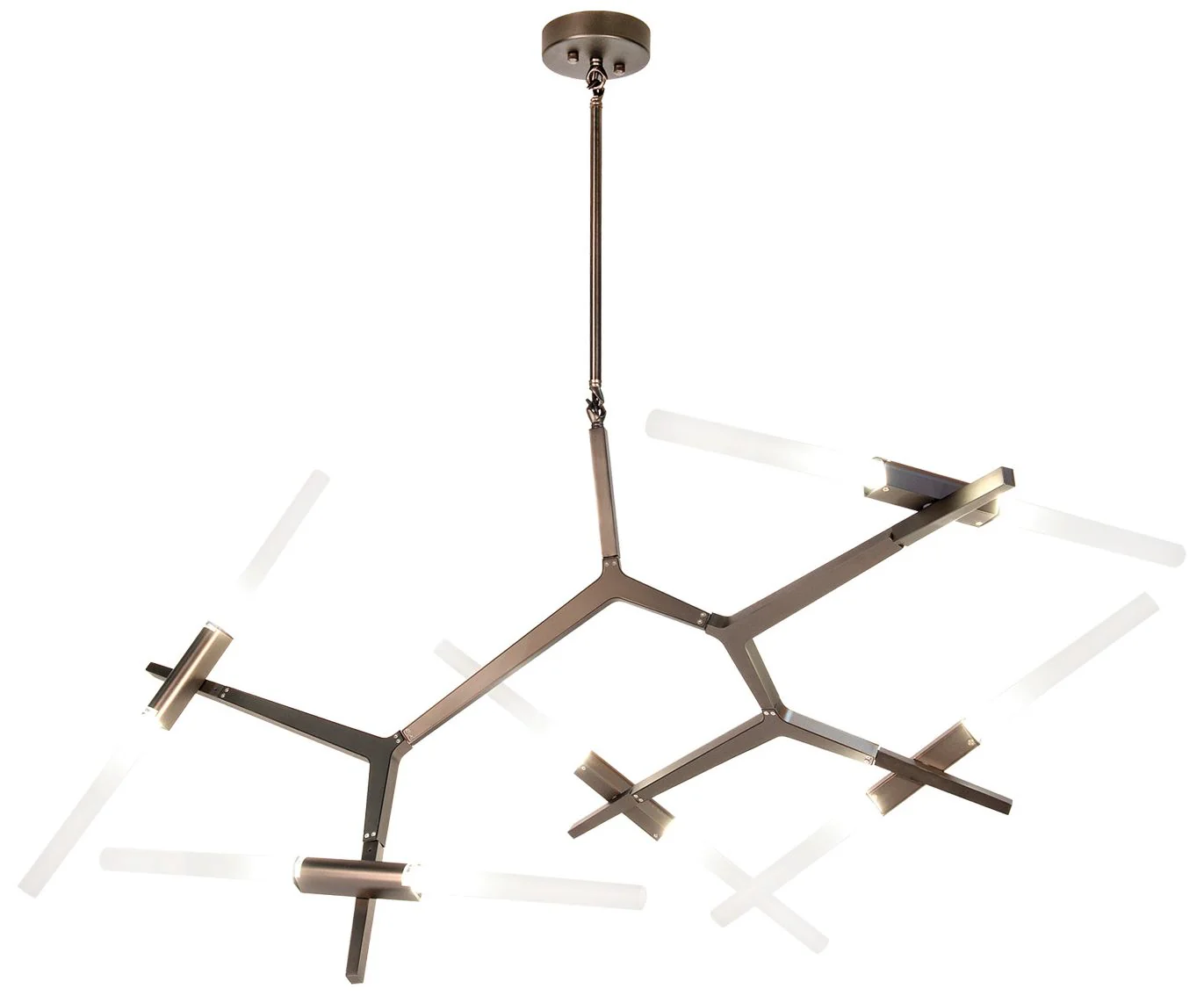 Avenue Lighting San Vicente Collection 10 Light Hanging Chandelier Bronze - Image 1