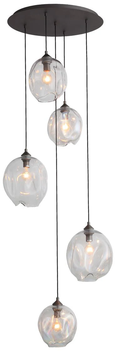 Avenue Lighting Sonoma Ave. Collection 5 Light Pendant Cluster Dark Bronze - Image 1