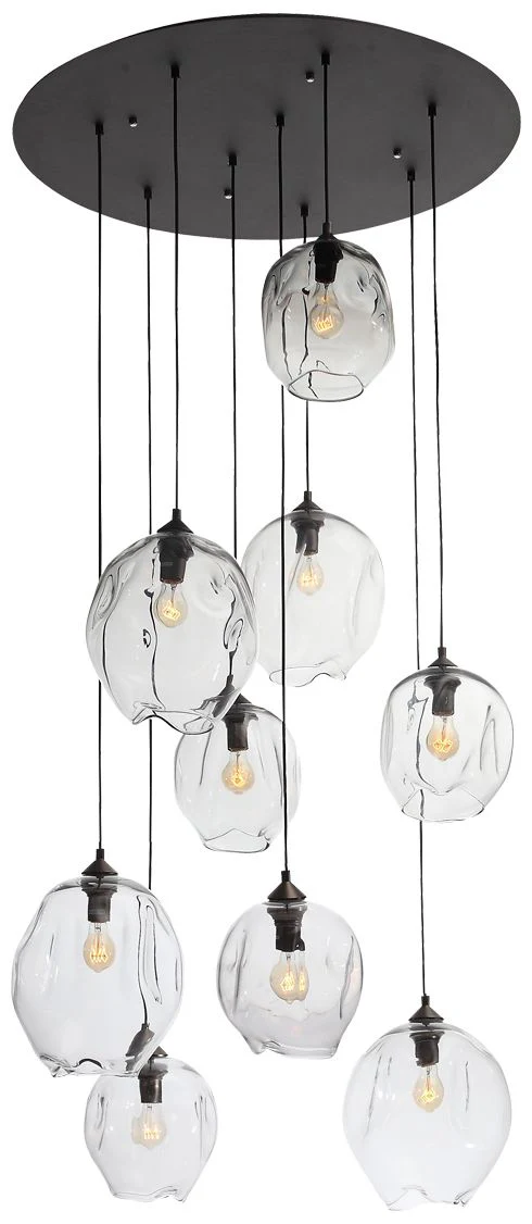 Avenue Lighting Sonoma Ave. Collection 9 Light Pendant Cluster Dark Bronze - Image 1