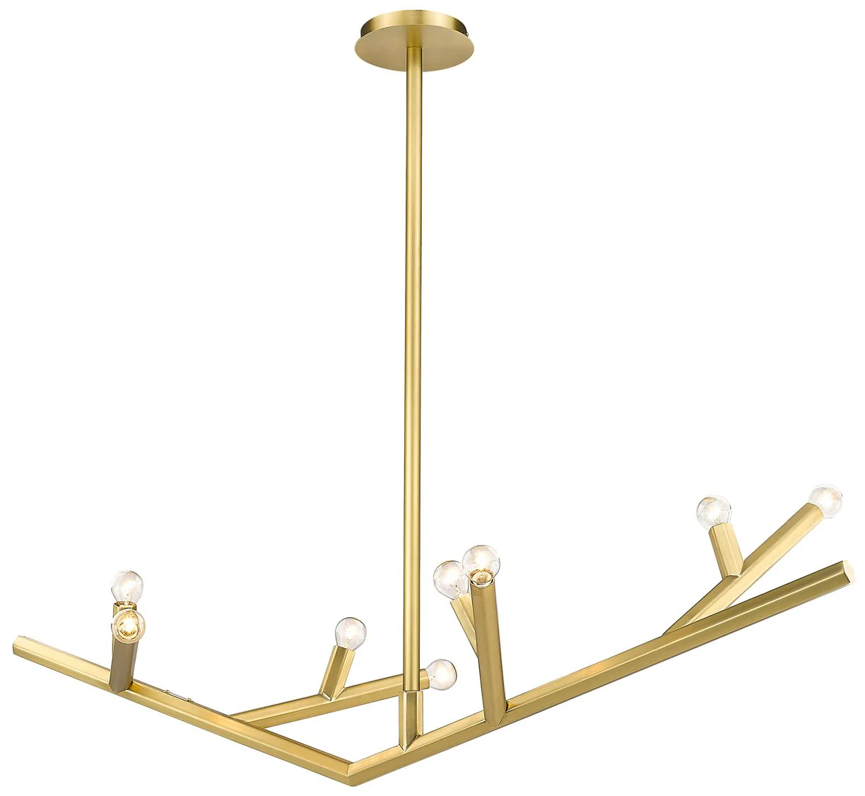 Avenue Lighting The Oaks Collection Linear Fixture Brushed Brass - Image 1
