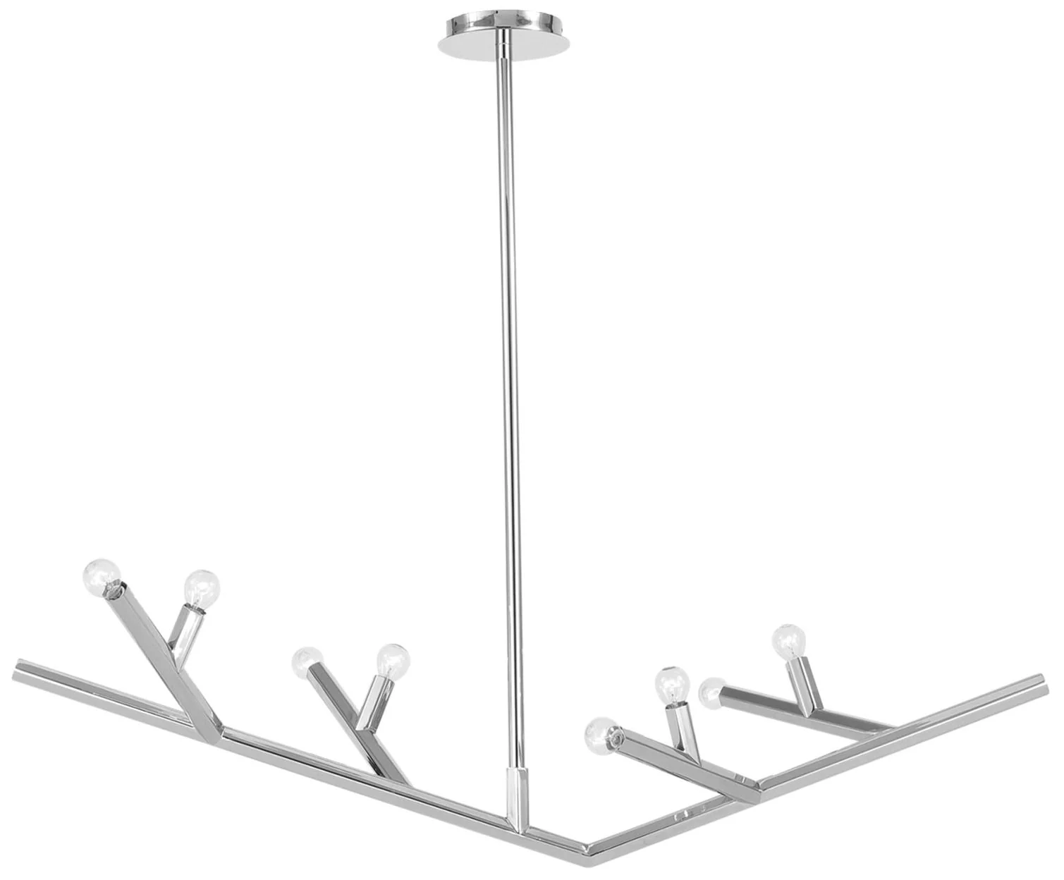 Avenue Lighting The Oaks Collection Linear Fixture Polished Nickel - Image 1