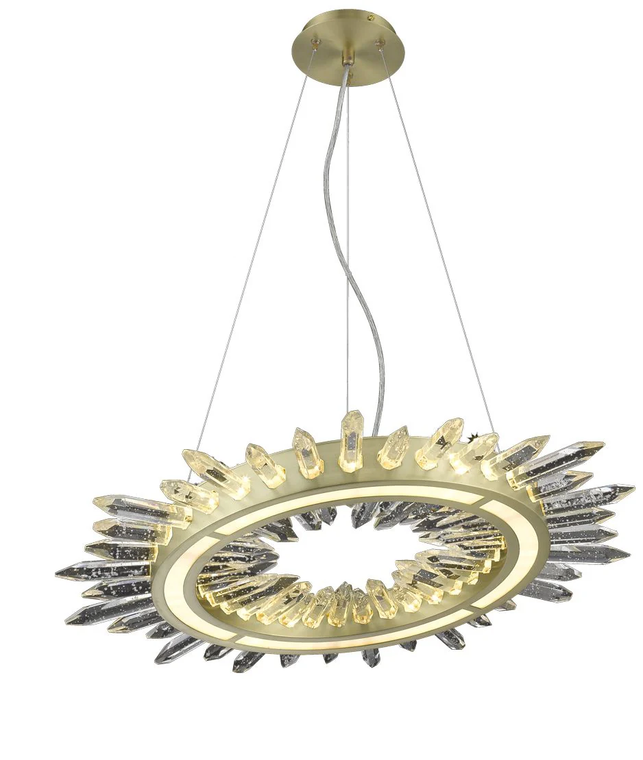 Avenue Lighting-The Original Aspen Collection-Hanging Chandelier-Brass - Image 1