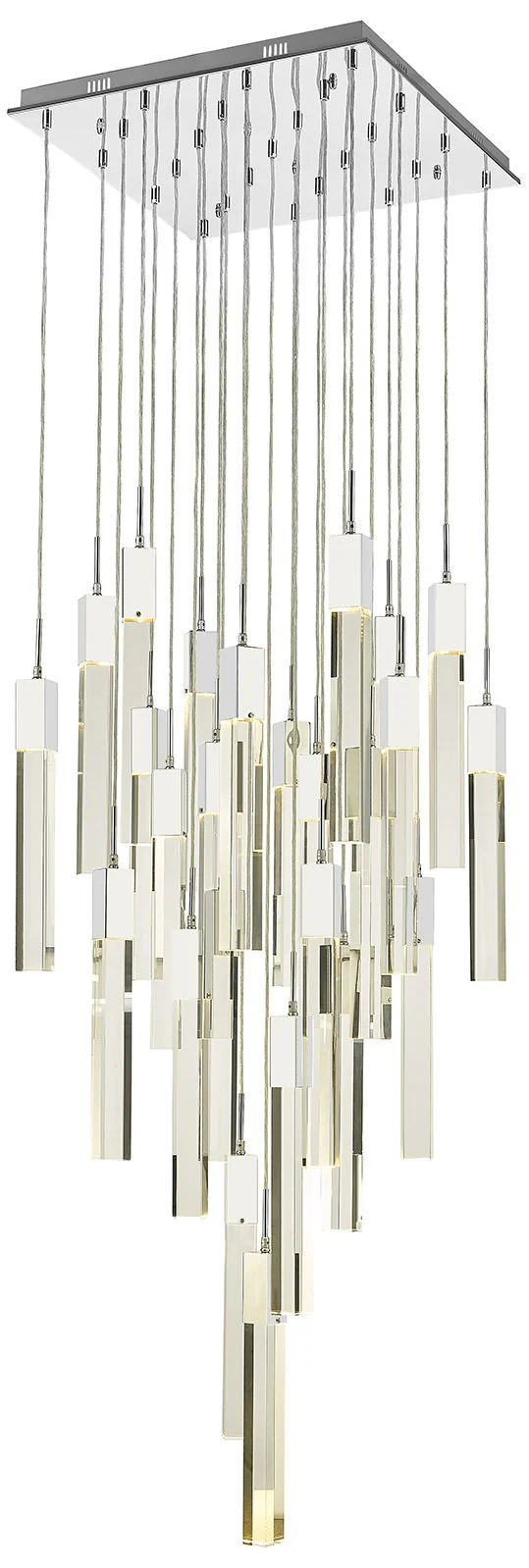 Avenue Lighting The Original Glacier Collection 25 Light Pendant Chrome - Image 1