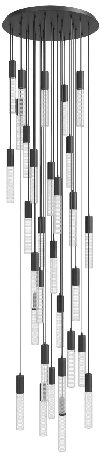 Avenue Lighting The Strand Collection   180" Black - Image 1