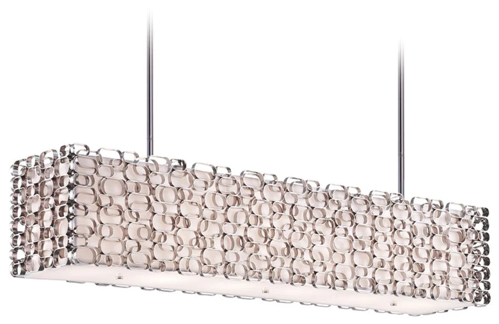 Avenue Lighting Ventura Blvd. Collection Hanging Chandelier Polished Nickel - Image 1