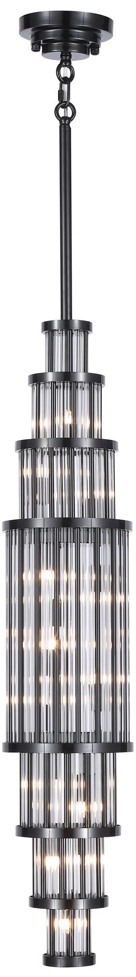 Avenue Lighting Waldorf Collection Pendant Polished Gunmetal - Image 1