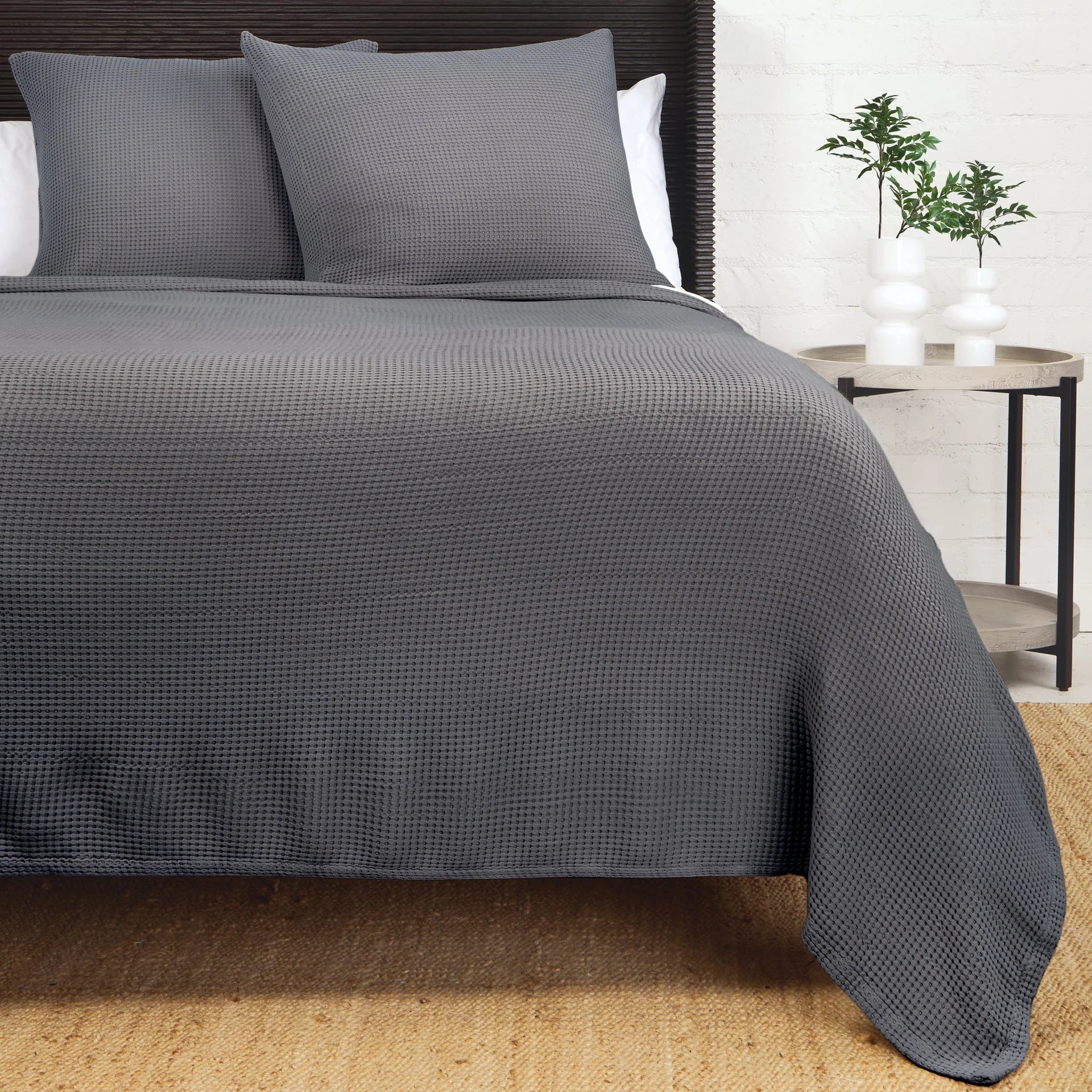 Pom Pom at Home Balboa Bamboo Waffle Blanket and Shams ~ Available in Twin, Queen and King Sizes - Image 3