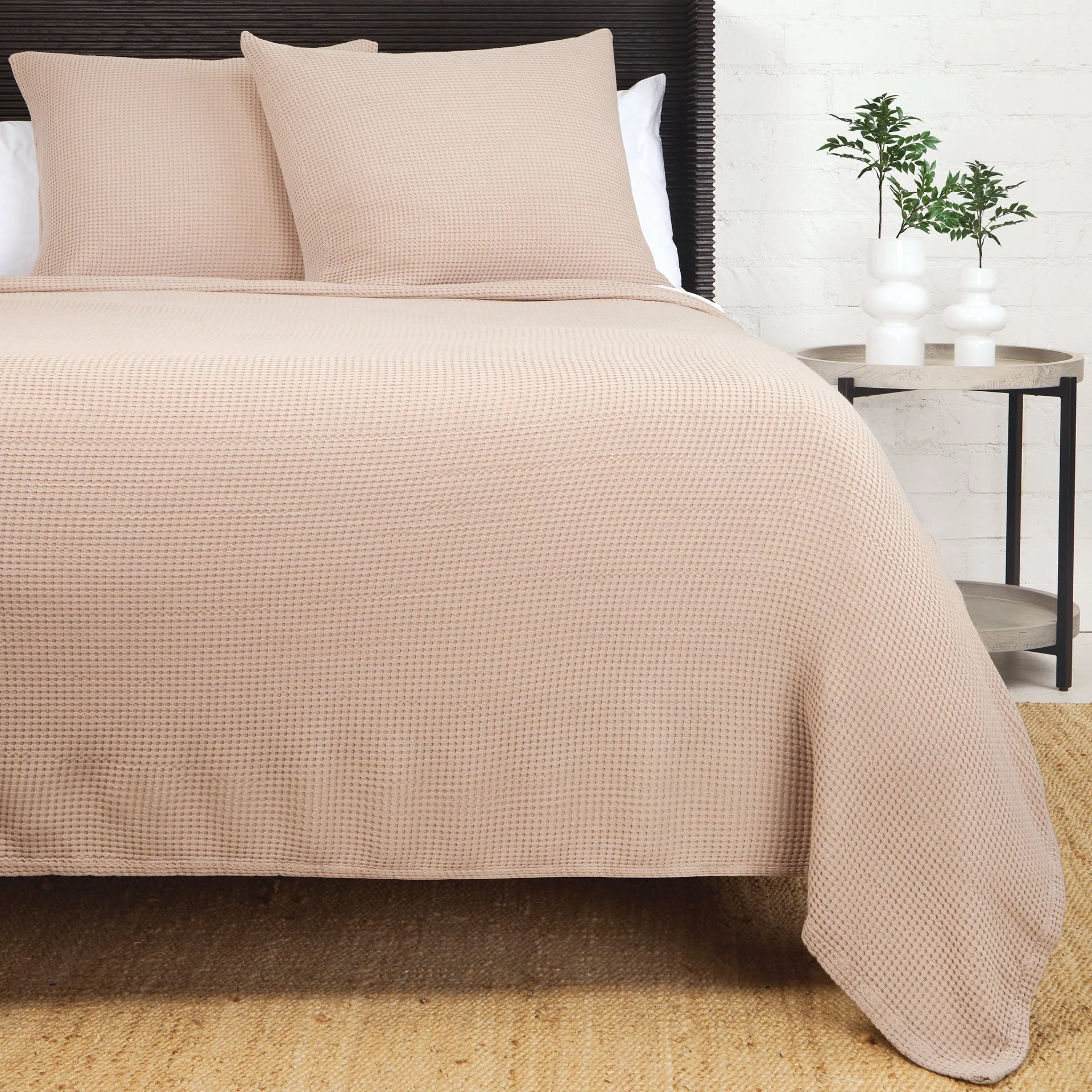 Pom Pom at Home Balboa Bamboo Waffle Blanket and Shams ~ Available in Twin, Queen and King Sizes