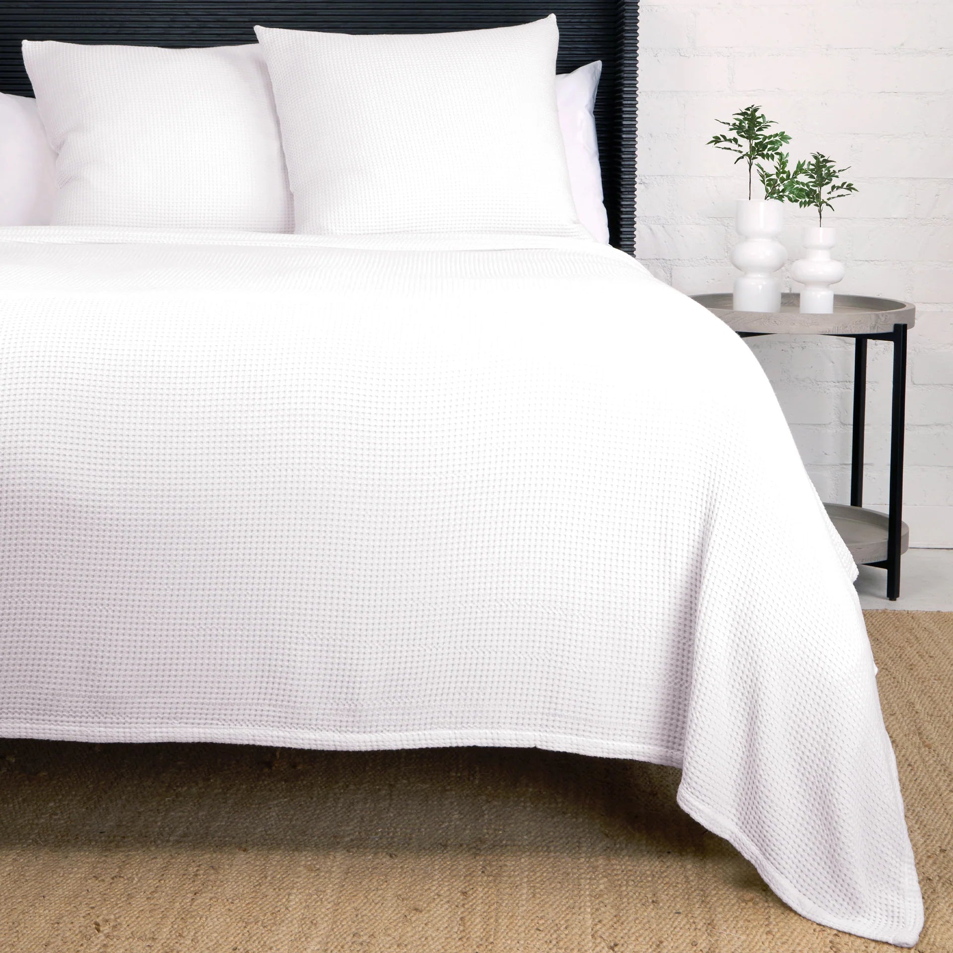 Pom Pom at Home Balboa Bamboo Waffle Blanket and Shams ~ Available in Twin, Queen and King Sizes - Image 2
