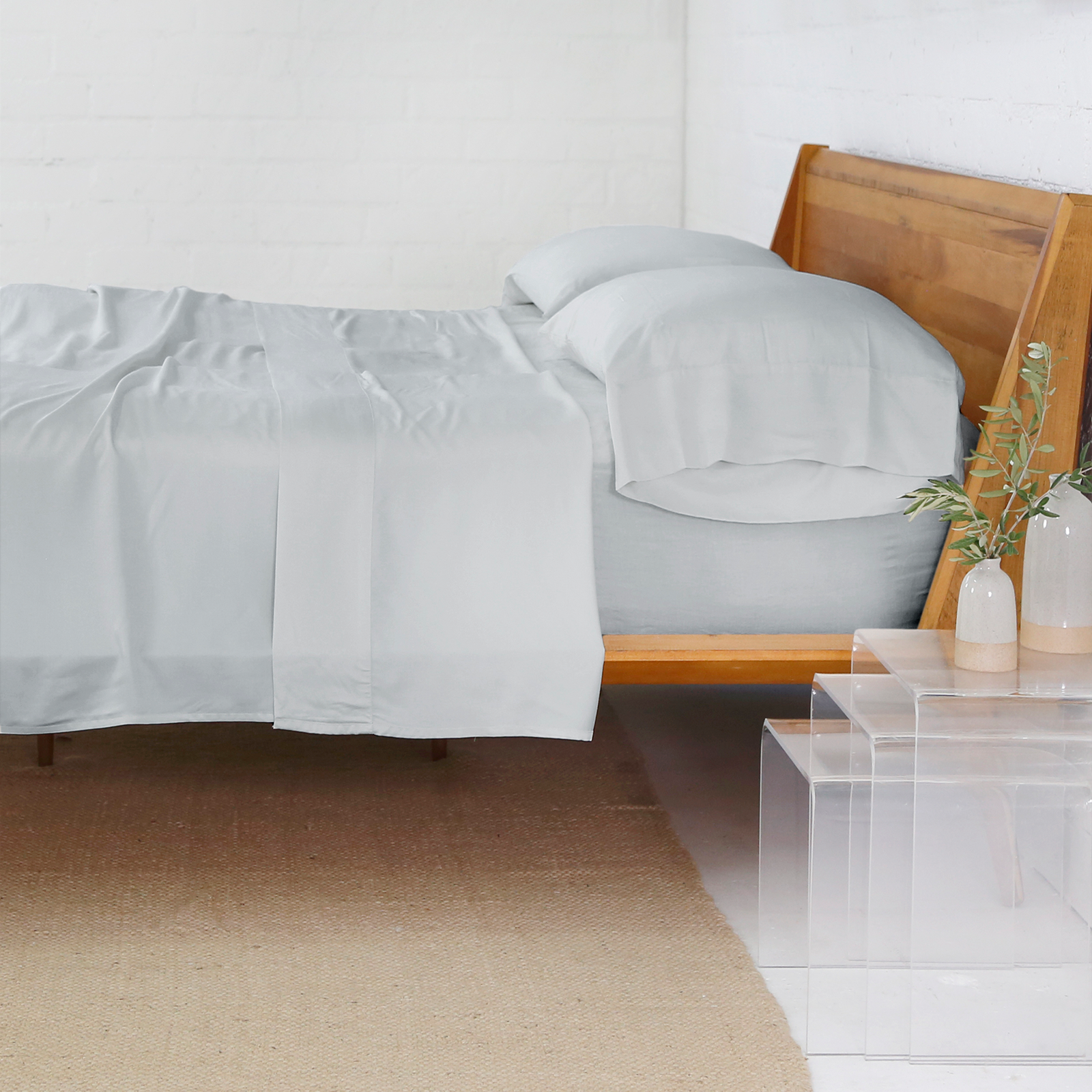 Pom Pom at Home Bamboo Sateen Ocean Sheet Set ~ Available in Twin, Queen and King Sizes