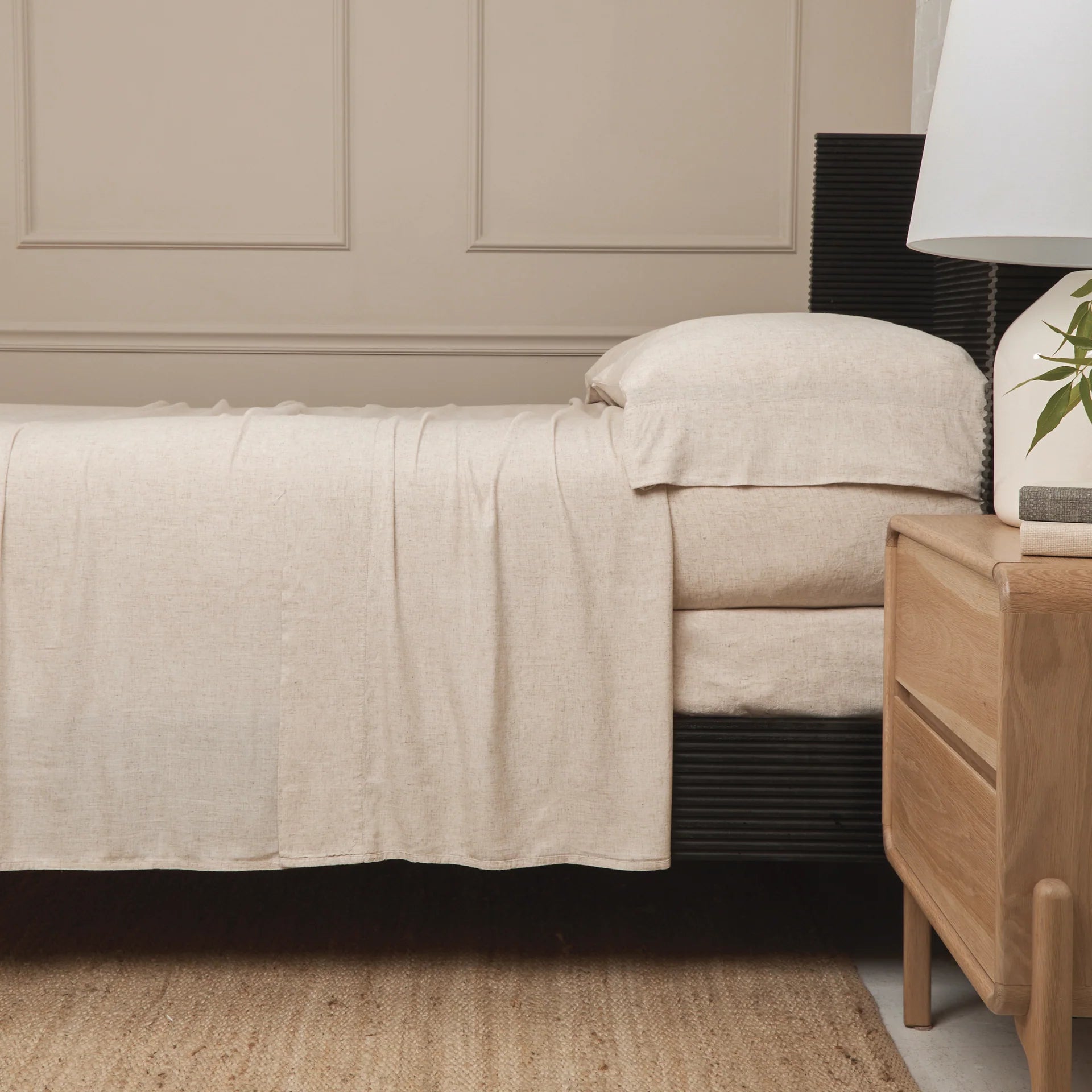 Pom Pom at Home Bamboo Linen Sheet Set ~ Available in Twin, Queen, King and California King Sizes - Image 2