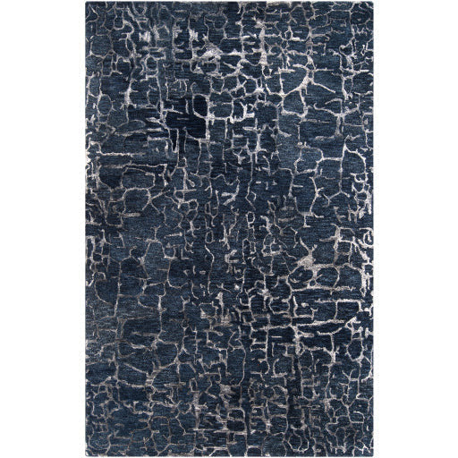 Surya Rugs Banshee Collection Dark Blue & Blue Area Rug BAN-3306 - Image 2