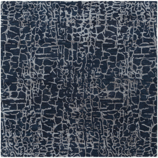 Surya Rugs Banshee Collection Dark Blue & Blue Area Rug BAN-3306 - Image 3