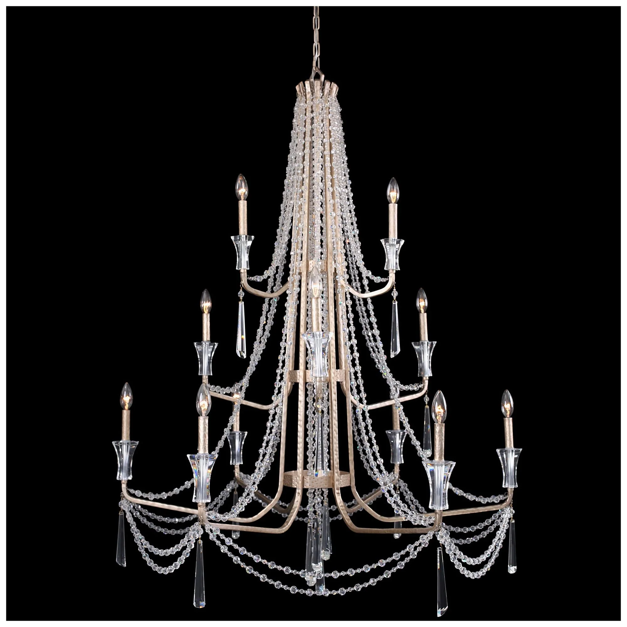Barcelona 12-Lt 3-Tier Chandelier - Image 1