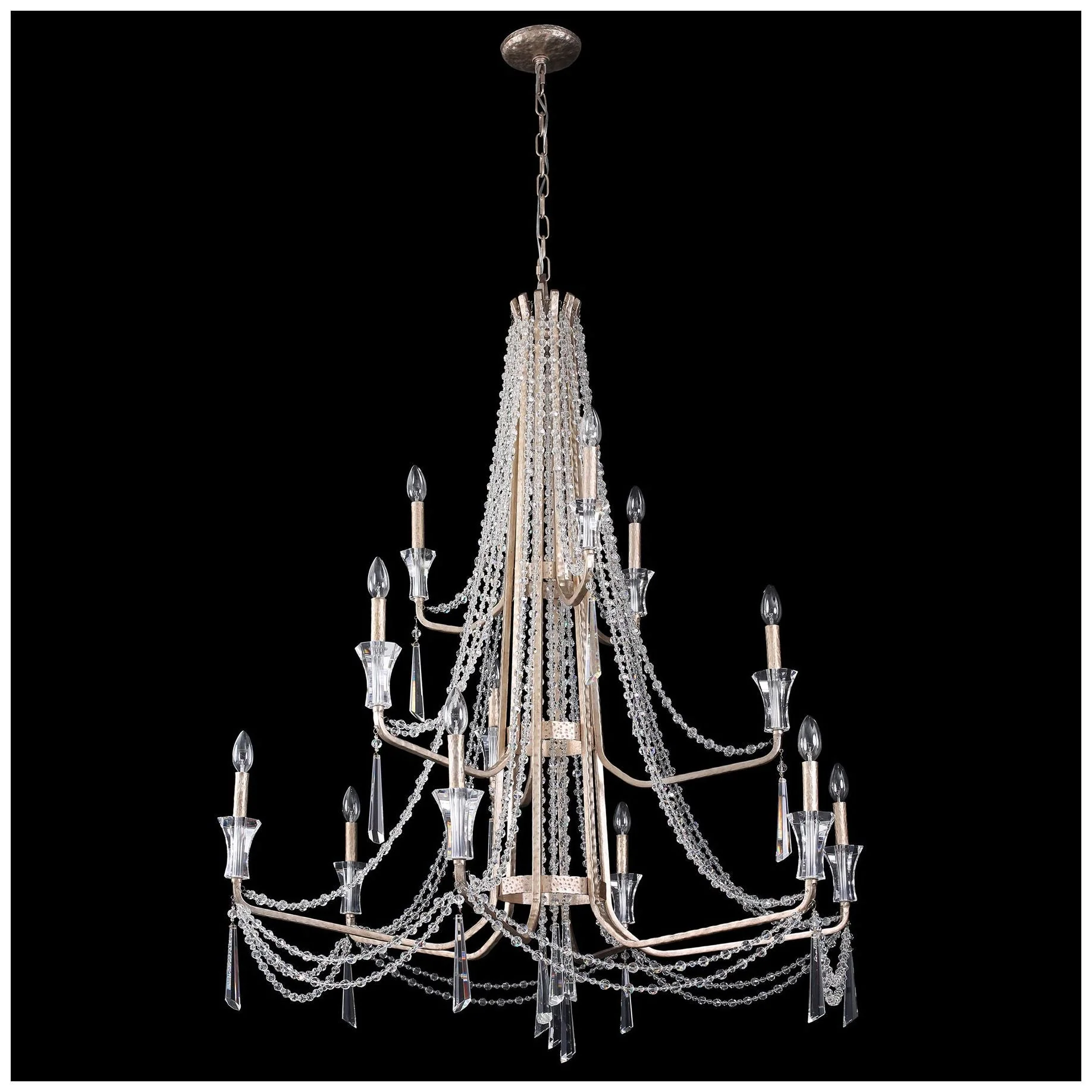 Barcelona 12-Lt 3-Tier Chandelier - Image 2