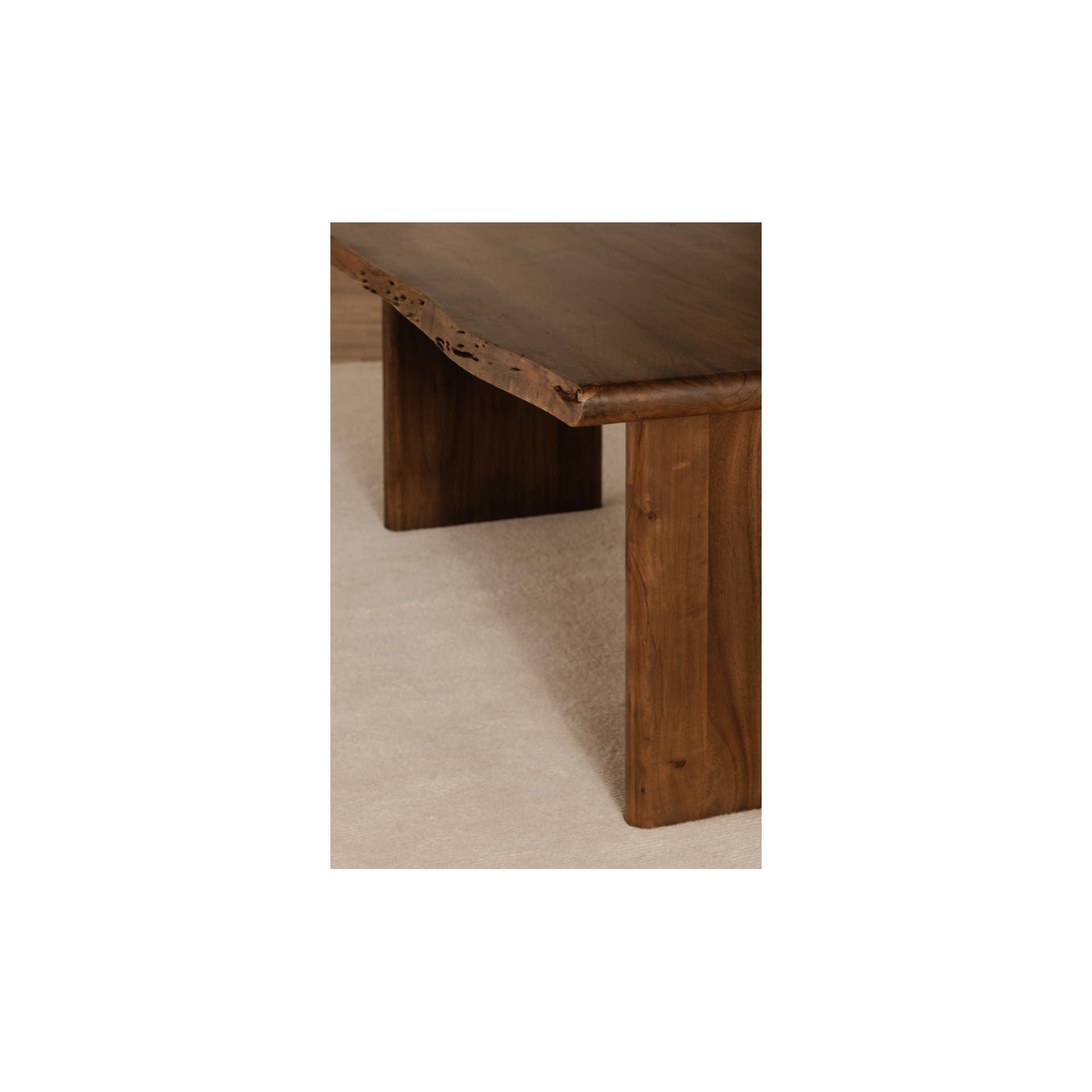 Moe's Home Lila Small Dining Table Brown - Image 3