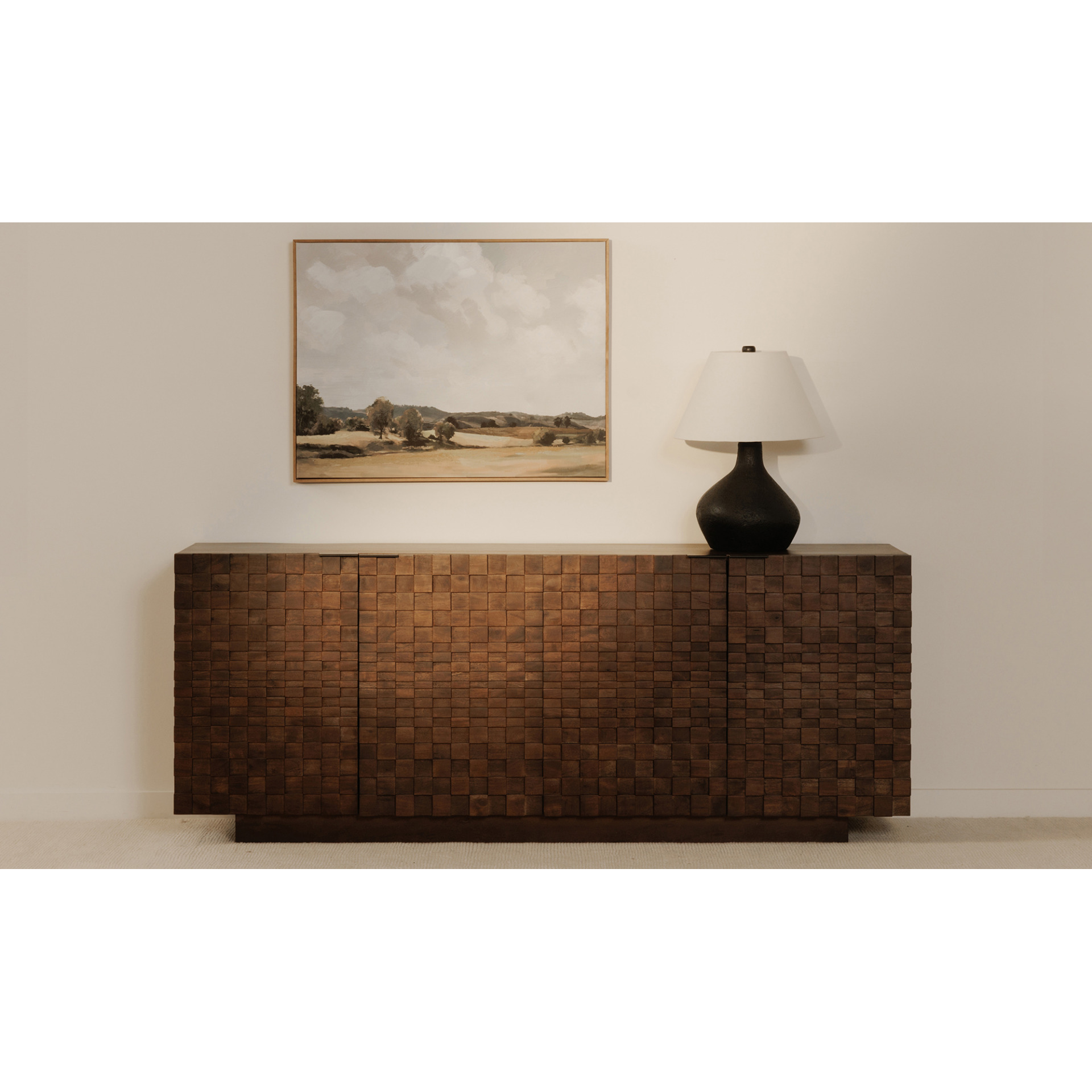 Moe's Home Collection Easton Brown Acacia Sideboard - Image 2