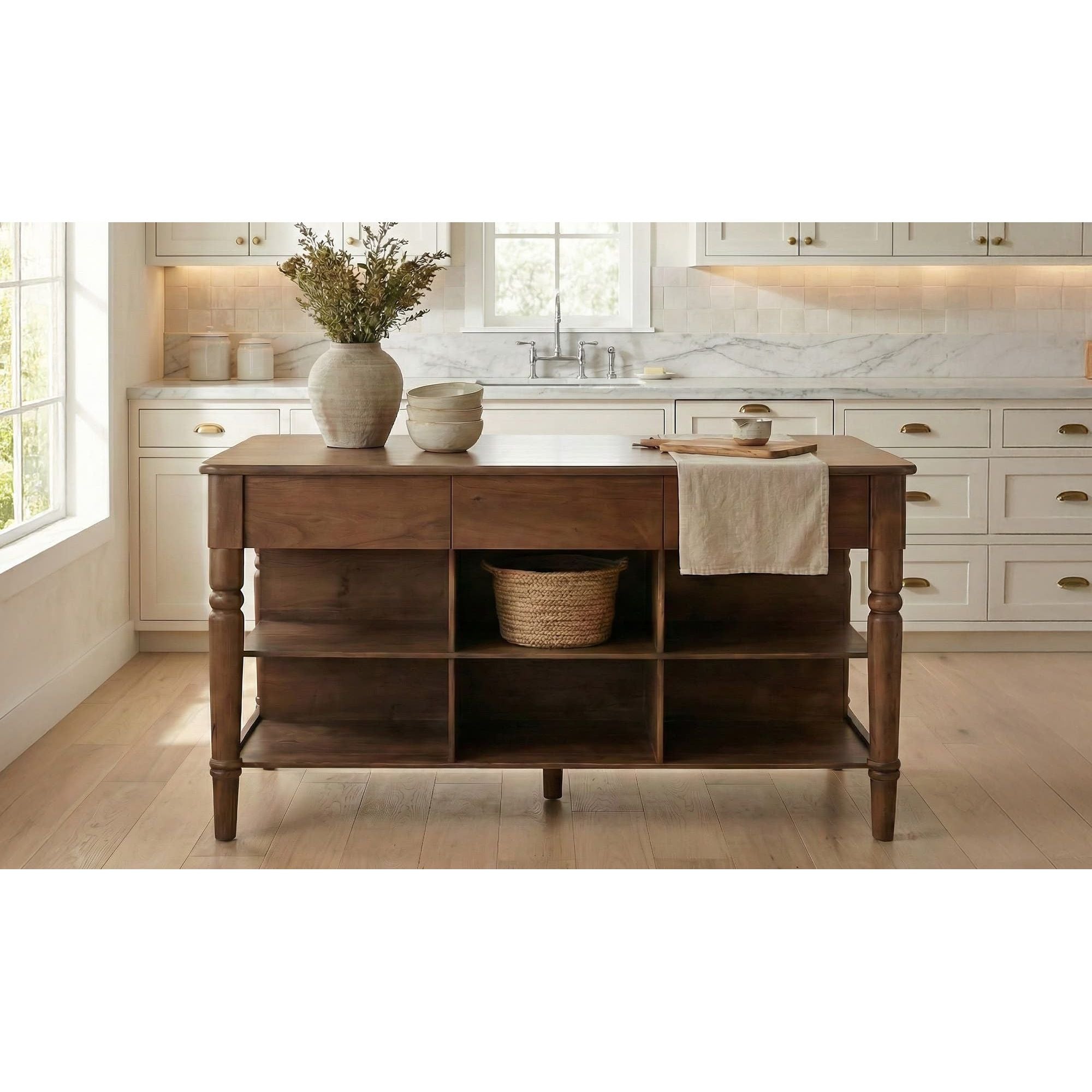 Moe's Home Russet Kitchen Island Brown - Image 2