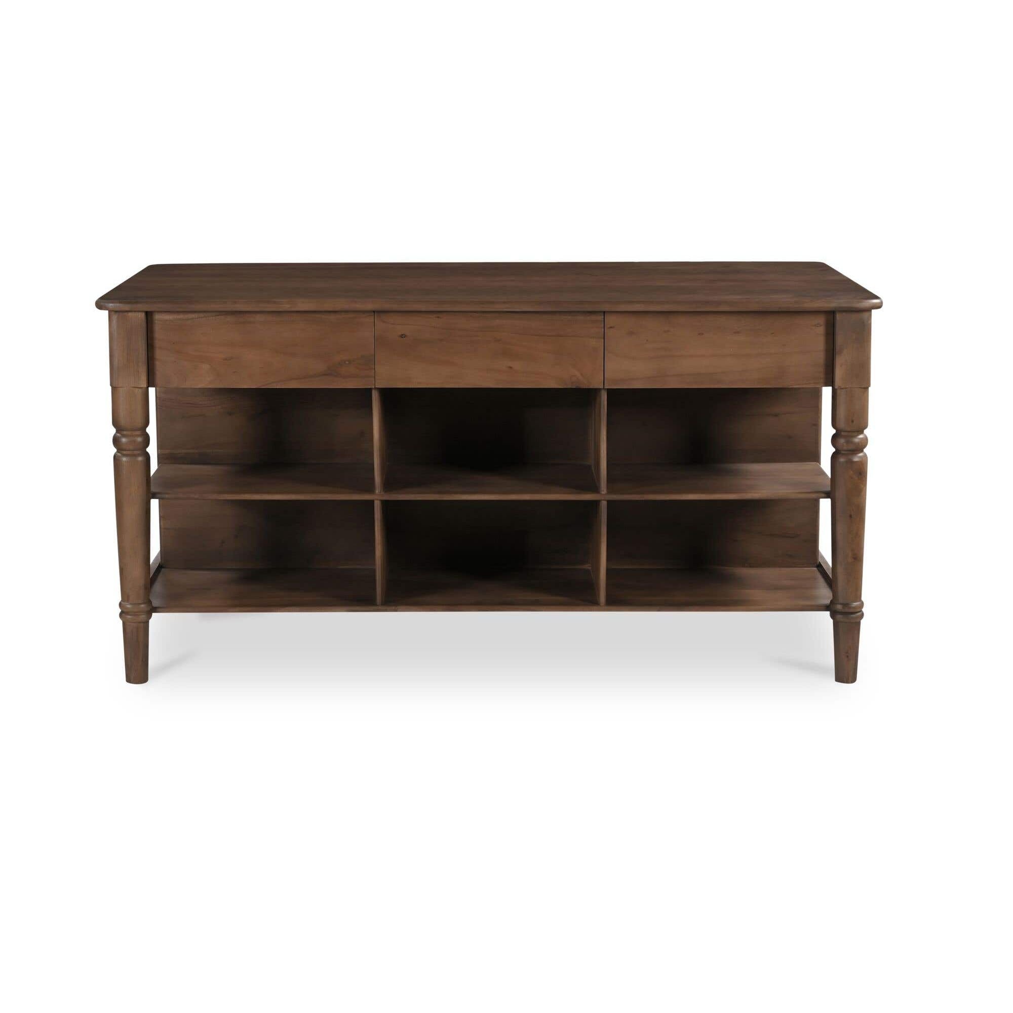 Moe’s Home Russet Kitchen Island Brown