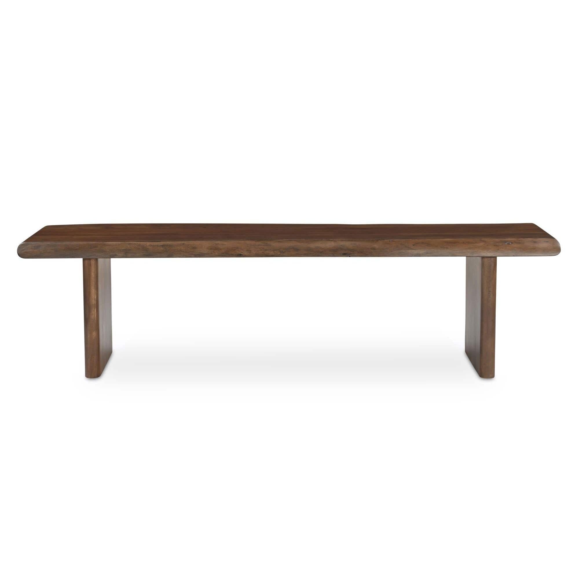 Moe's Home Lila Dining Bench Small Brown - Image 1