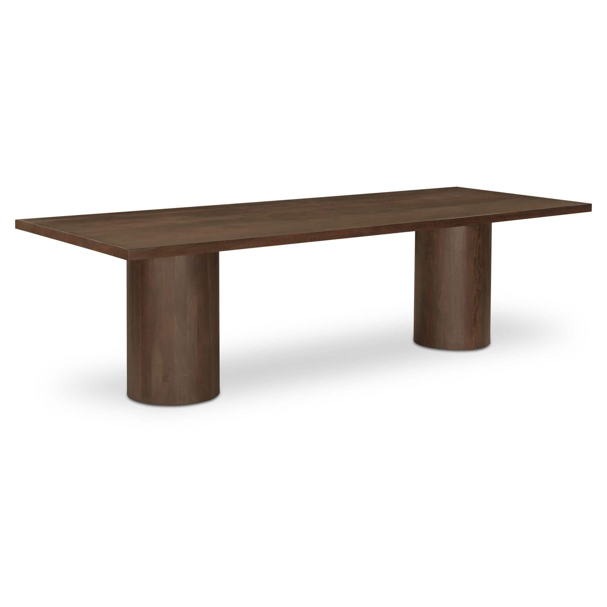 Moe's Home Hadley Dining Table Large Warm Brown - Image 3