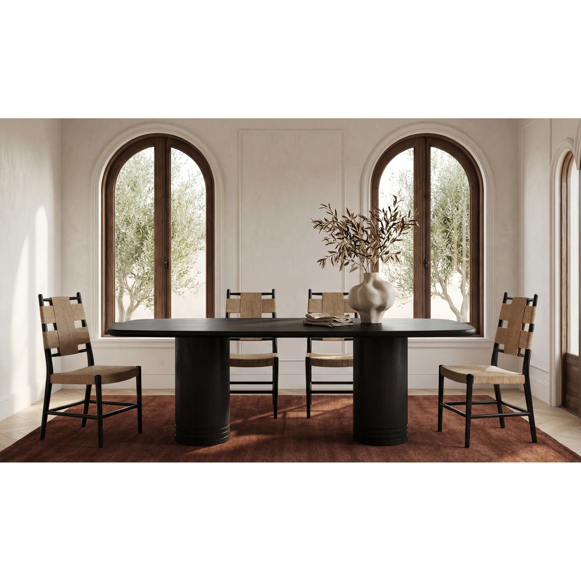 Moe's Home Daphne Dining Table Large Black - Image 2