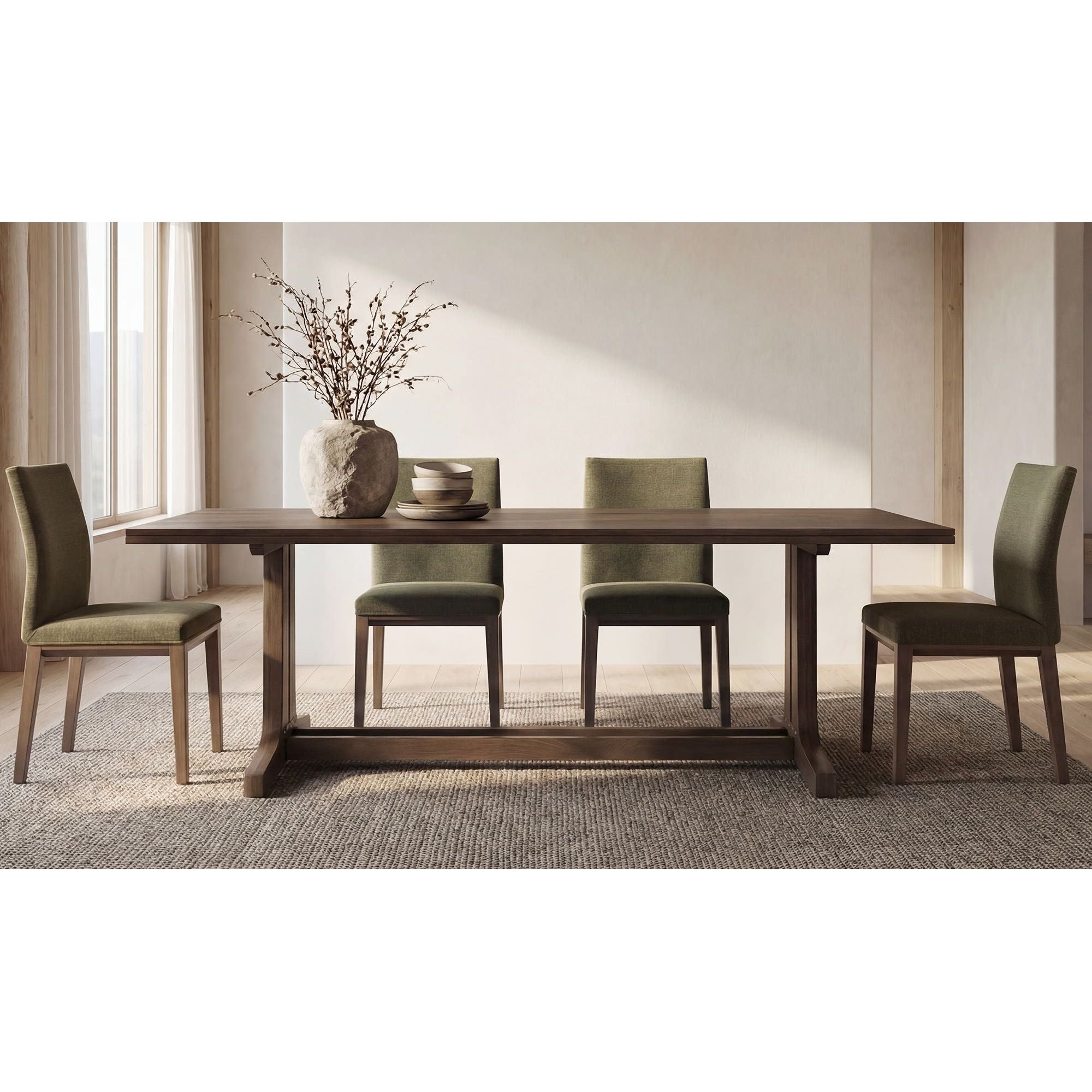 Moe's Home Samuel Dining Table Dark Brown - Image 2