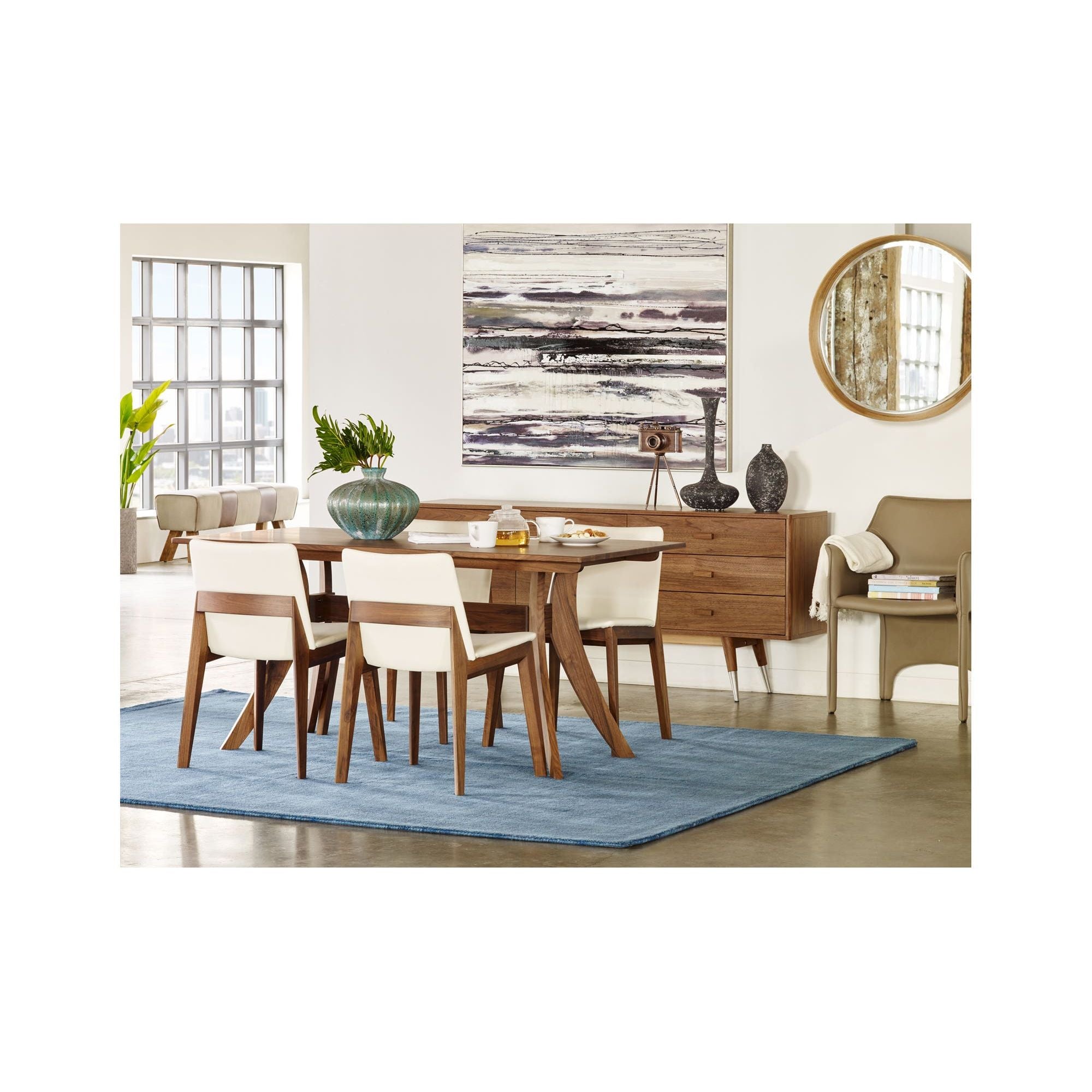 Moe's Home Florence Small Dining Table Brown - Image 2