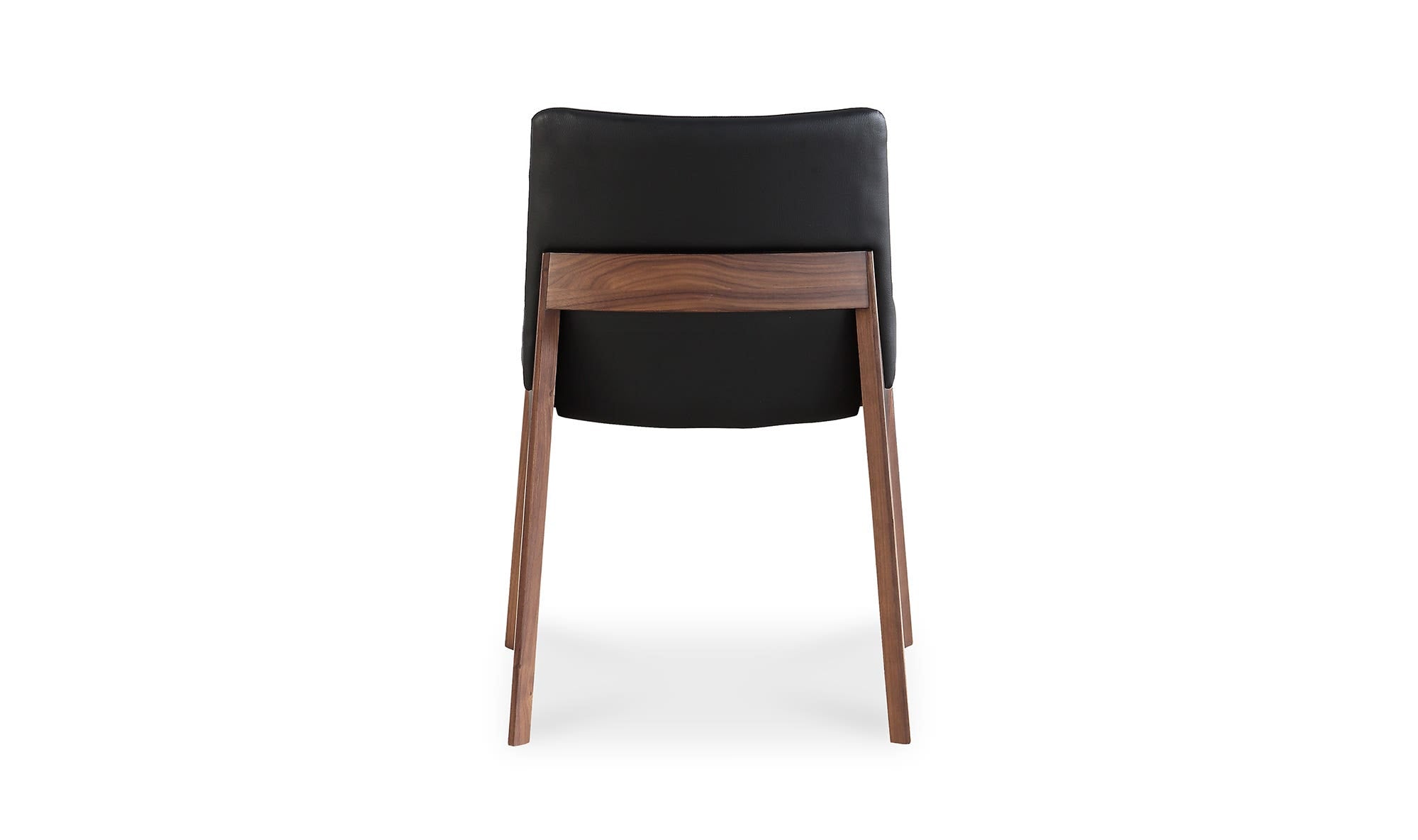 Moe's Home Deco Dining Chair Ebony PVC - Set Of Two - Image 3