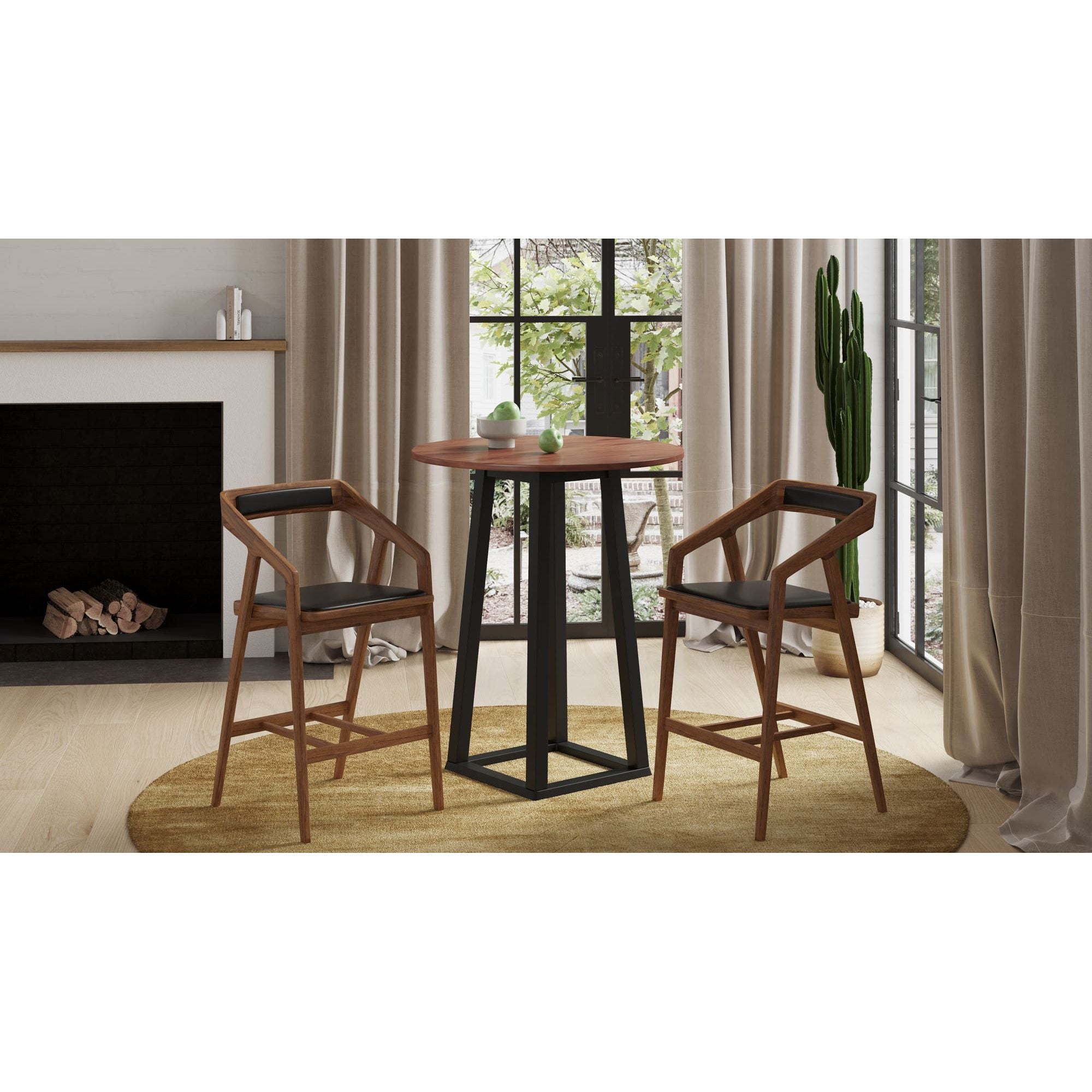 Moe's Home Tri-Mesa Bar Table Brown - Image 3