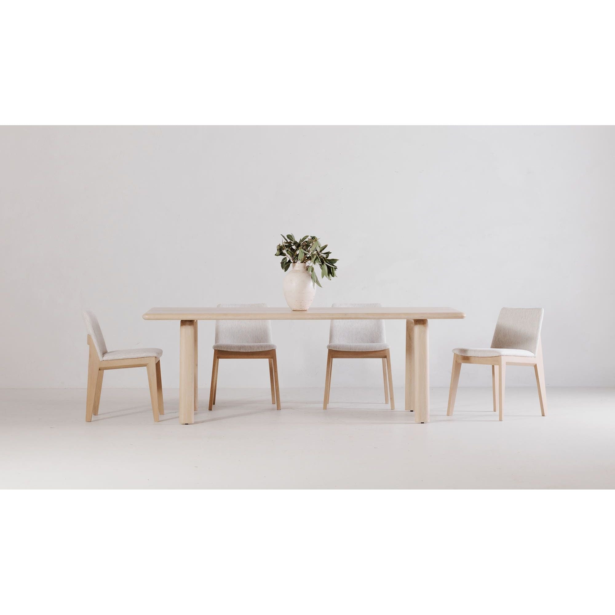 Moe's Home Malibu Dining Table White Oak - Image 2