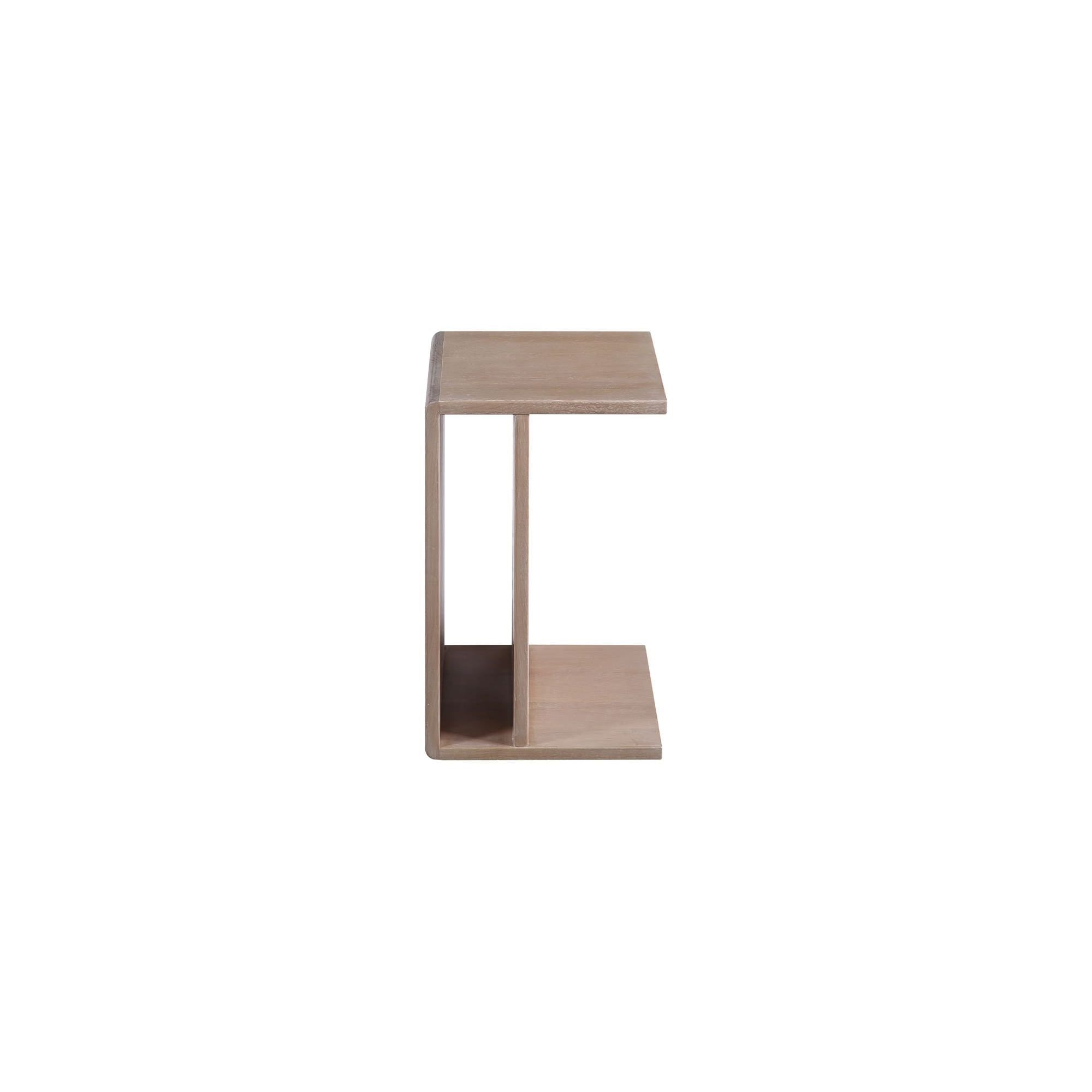 Moe's Home Collection Hiroki White Oak Accent Table - Image 1