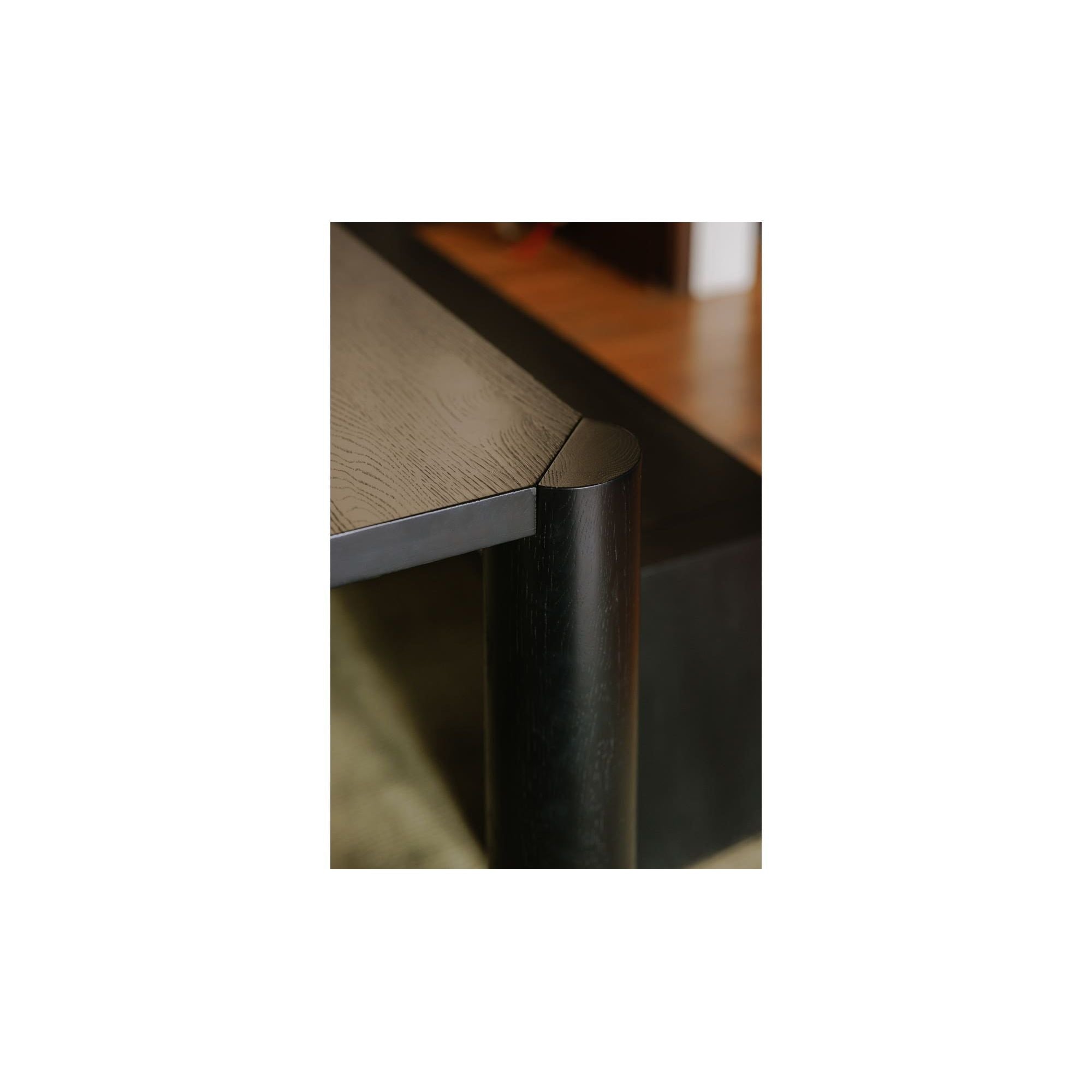 Moe's Home Post Small Dining Table Black - Image 2
